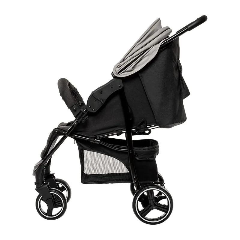 Poussette Compacte Basket Gris Chiné - 0m+-2