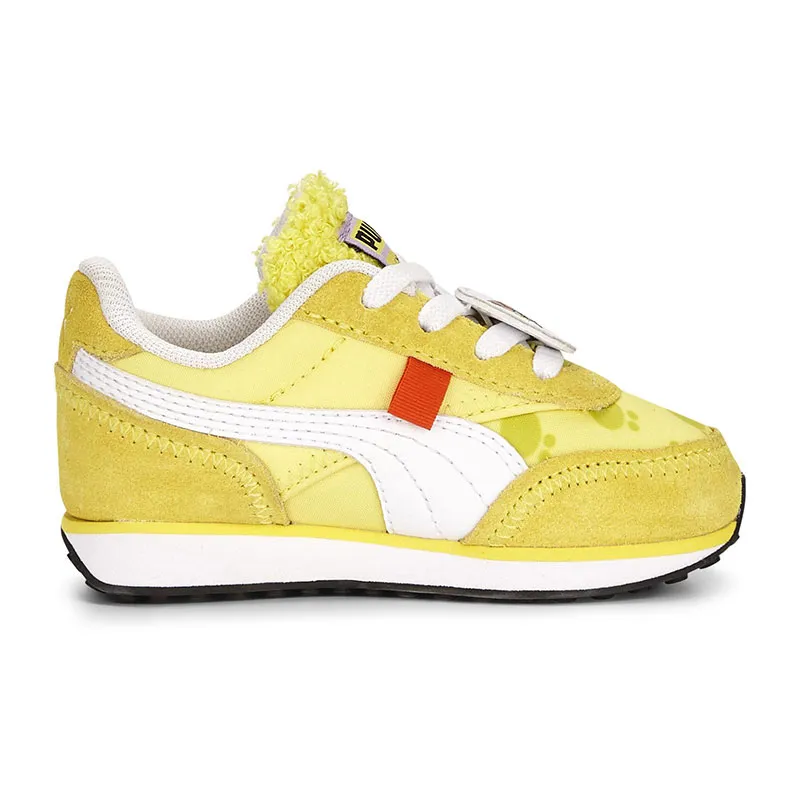 Baskets Bébé Future Rider Bob L'Éponge Puma - Jaune/Blanc-1