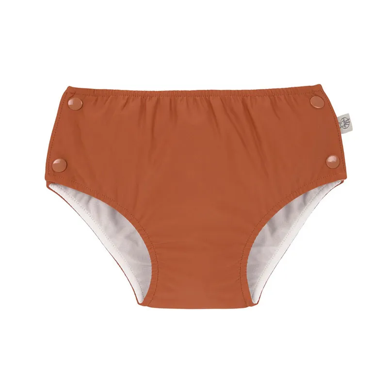 Couche de bain avec boutons pressions - Rouille-1