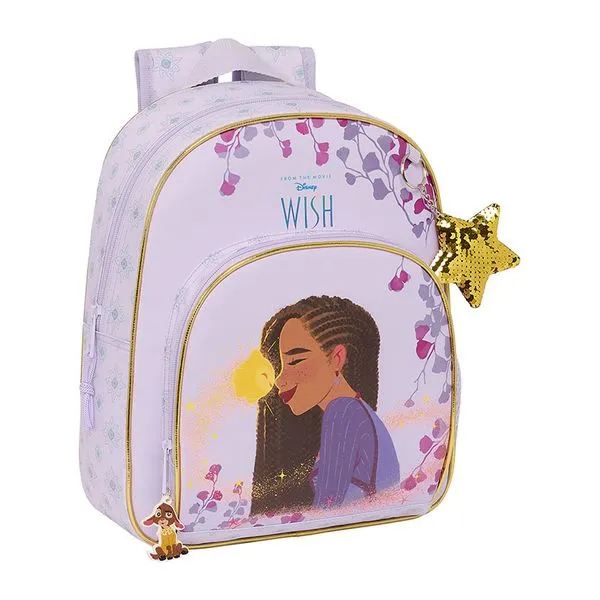Sac à dos 2 compart. Wish, Asha et la bonne étoile - 34cm-0