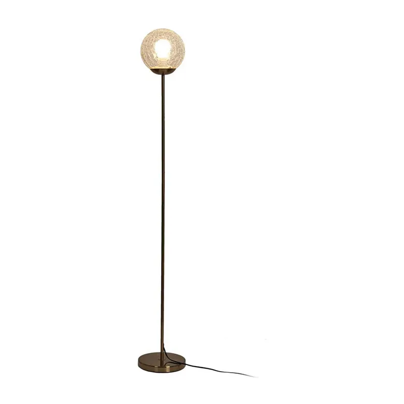 Lampadaire Rétro Verre ciselé - 20x139cm-3