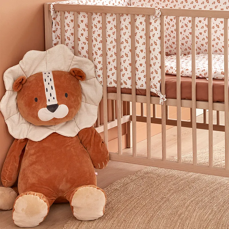 Peluche large Veloudoux B&K Babou Marron - 80cm-4