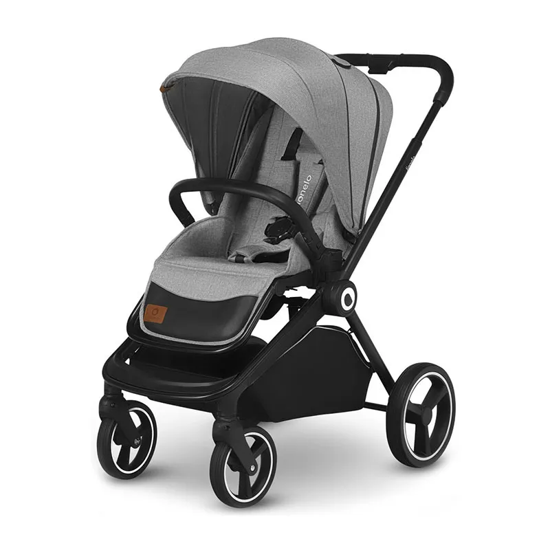 Duo Poussette Mika + Nacelle Grey Stone - 0m+-1