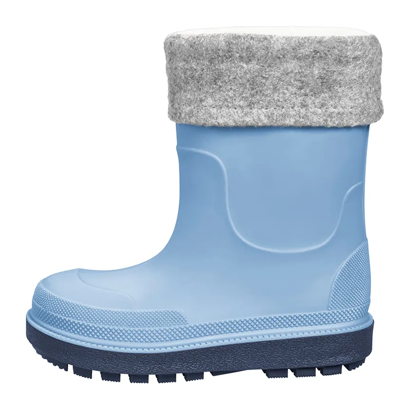 Bottes de pluie fourrées - Bleu -4
