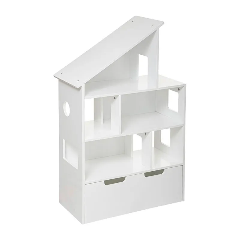 Étagère Coffre à roulettes maison - 64,5x30x103,5cm-2