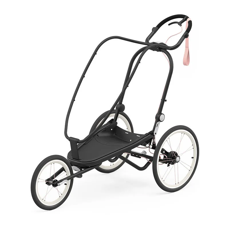 Poussette Multisport Zeno Black Pink/Silver Pink - 6m+-4