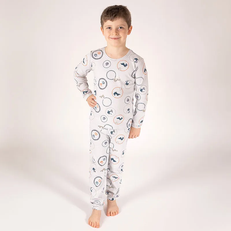 Pyjama 2pcs Bulles - Gris-0