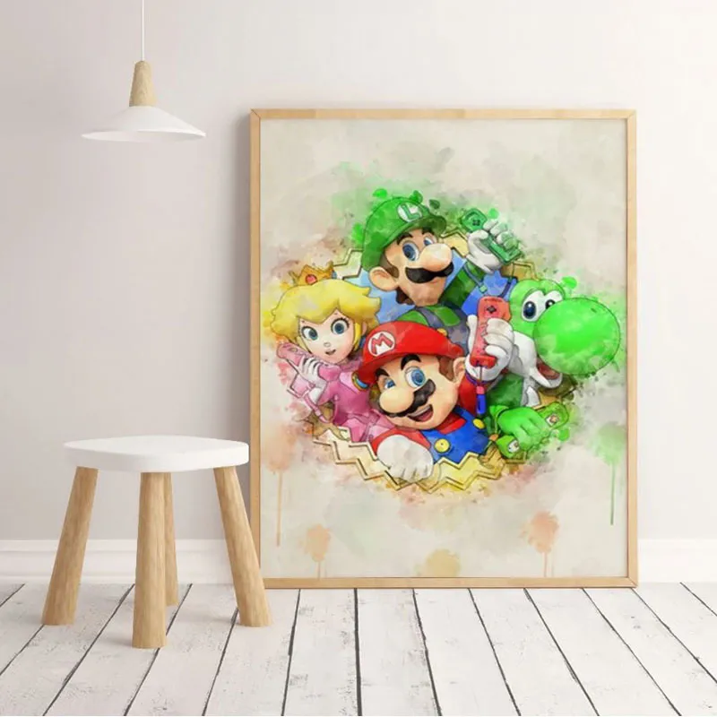Toile Mario - Plusieurs dim. dispos-0