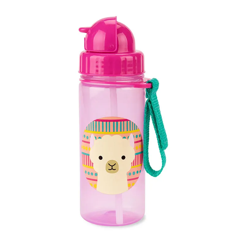 Gourde avec paille Zoo Lama 384,5ml - 12m+-1