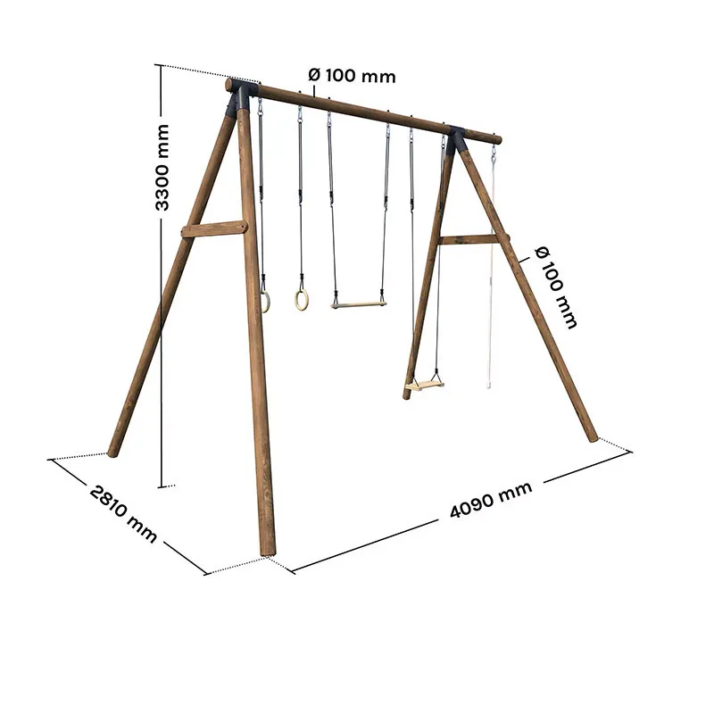 Portique 4 agrès Galdar - 14+-9