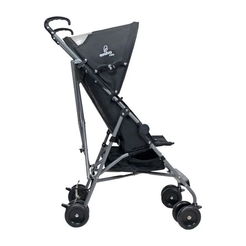 Bebeboutik Poussette Canne Enzo Noir 6m