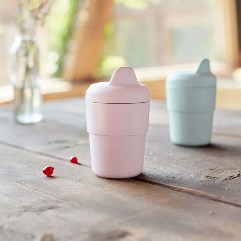 Tasse avec bec verseur en silicone - Little chums souris-5