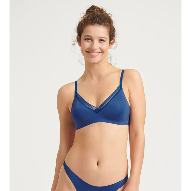 Soutien-gorge souple Twist Sloggi Body adapt - Bleu nuit-4