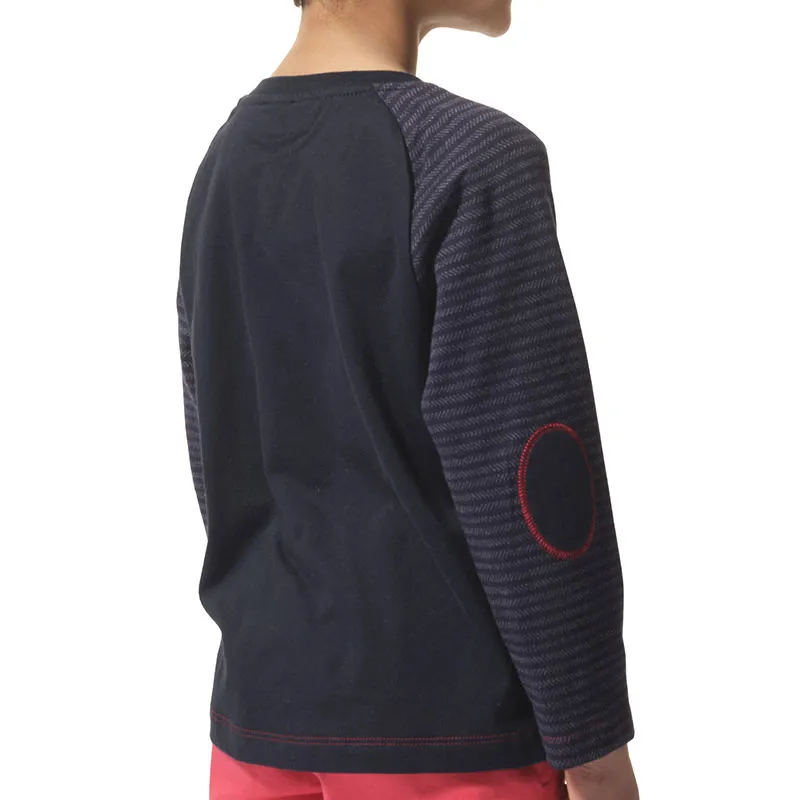 T-shirt Paraiso Garçon - Marine-3