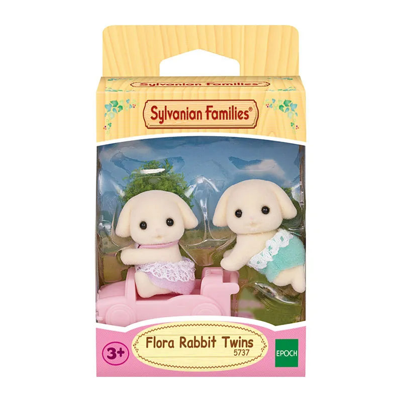 Jumeaux lapin bélier & voiturette - 3pcs-2