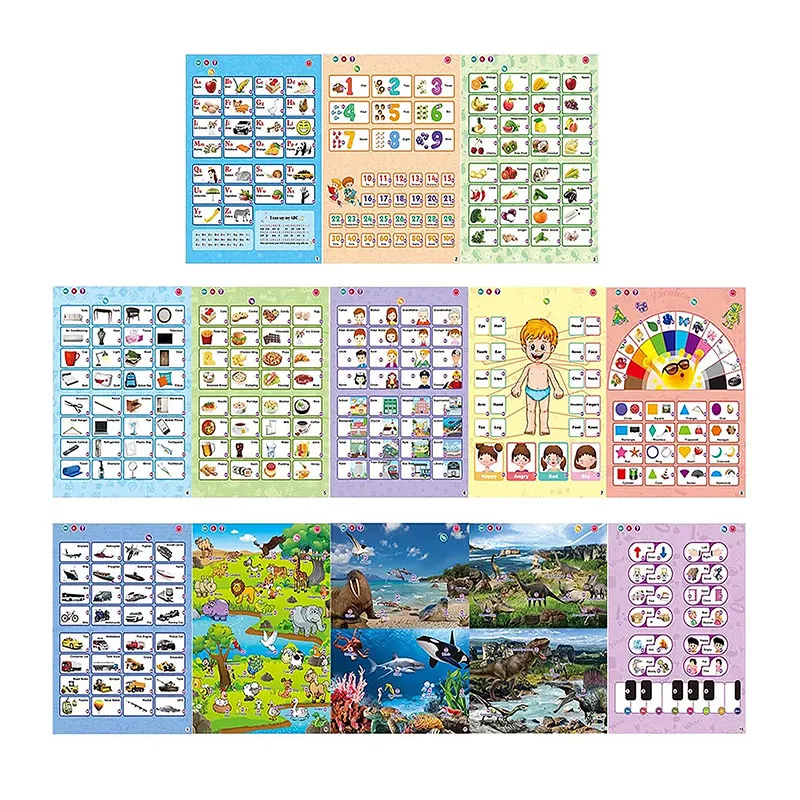 Livre d'apprentissage de l'anglais Sons & Tableau - 36m+-2
