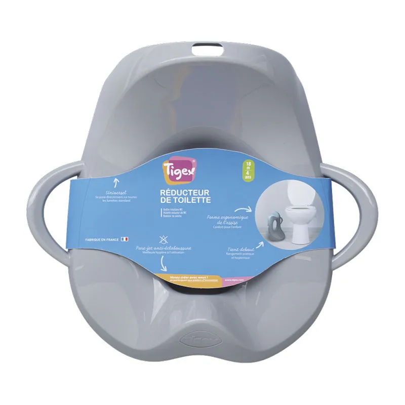 Réducteur de toilette Gris - 18m+-1