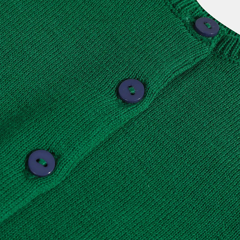 Gilet Coton BIO Mixte - Vert foncé-2