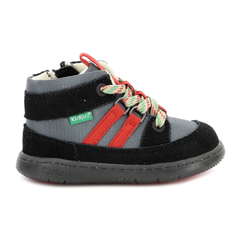 Bottillons Kickbubblo - Noir/Rouge-1