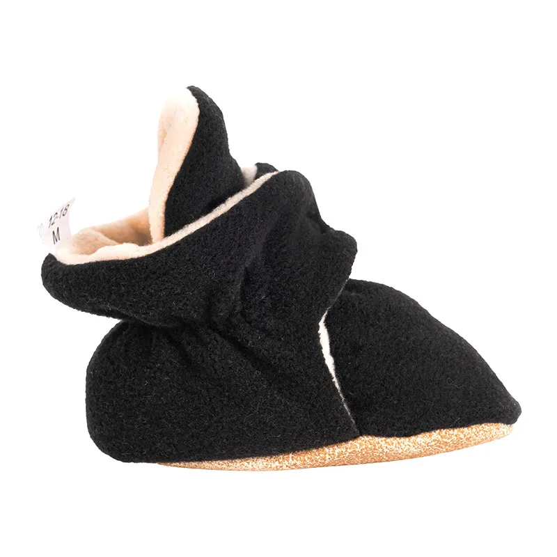 Chaussons Polaire BIO - Noir -1