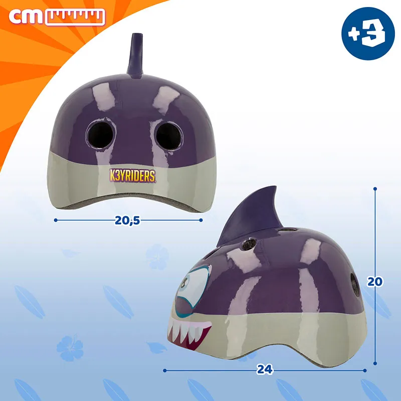 Casque enfant Requin - 36m+-6