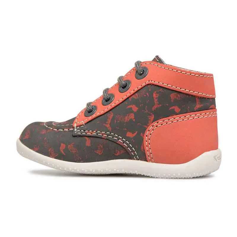 Bottillons Bonbon - Gris/Orange-2