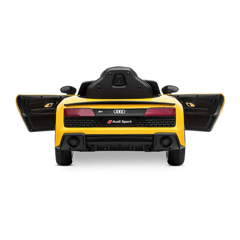 Voiture élec. Audi R8 Jaune - 36m+-4