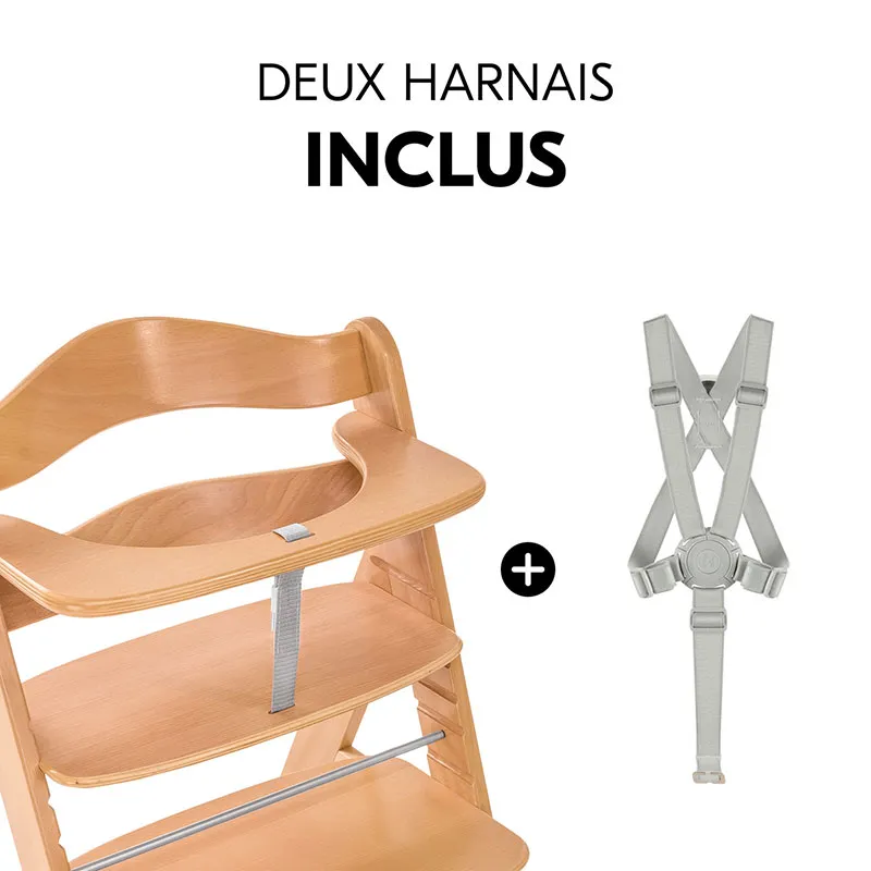 Chaise-haute Alpha+ + Transat Alpha Bouncer 2en1 + Tablette + Coussin Deluxe Espace - 0m+-7