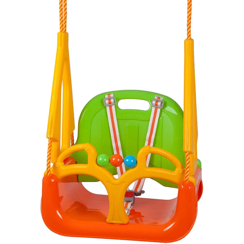 Siège balançoire 3en1 Vert/Orange - 10m+-1