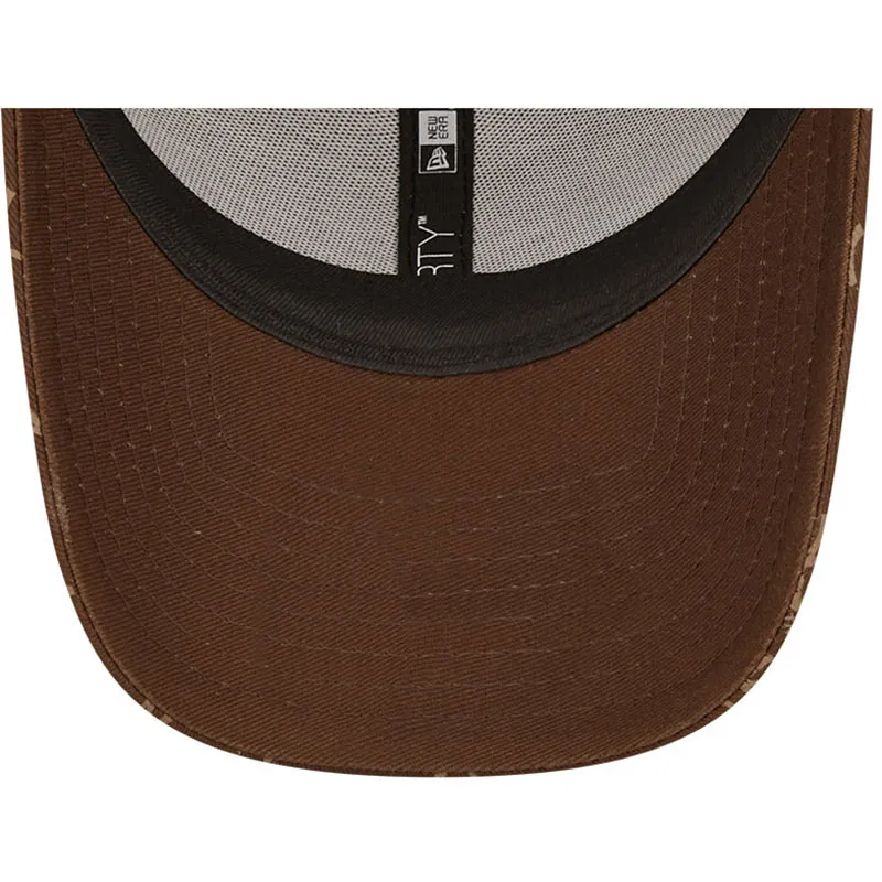 Casquette 9Forty New York Yankees Monogram Femme - Marron-4