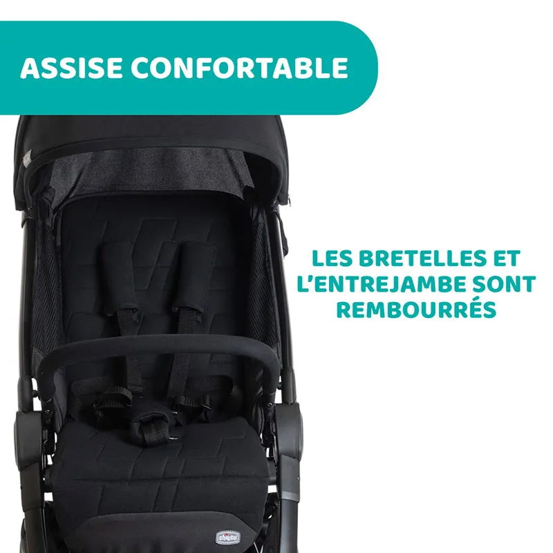Poussette Compacte We Black - 0m+-4