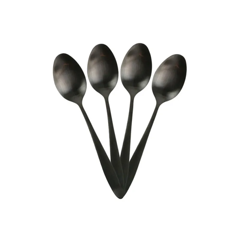 Ménagère de couverts Noir - 16pcs-5