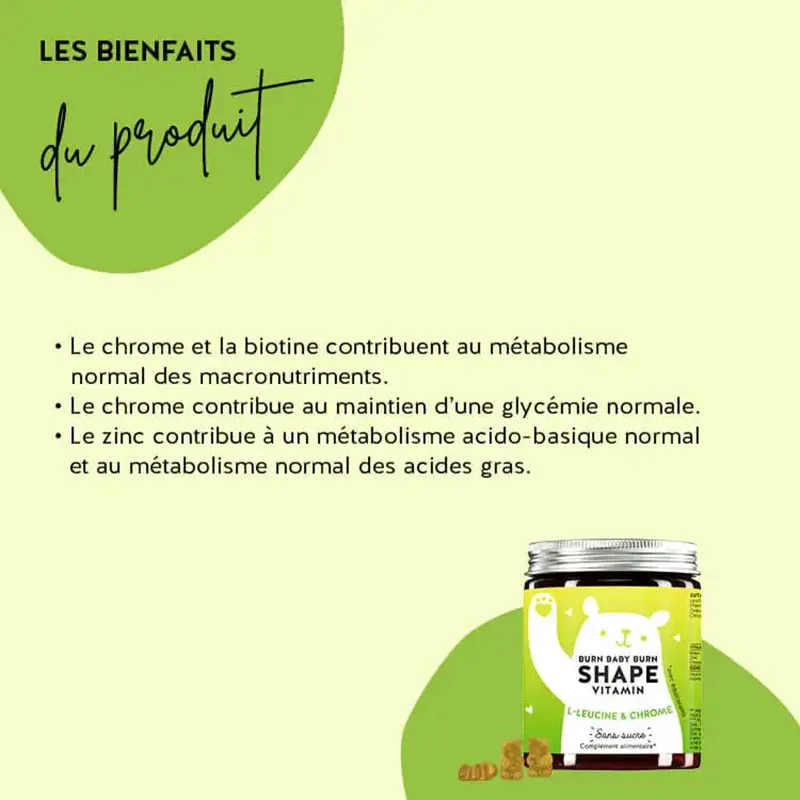 Burn Baby Burn Shape Vitamin Bruleur de Graisses - 60 Gummies-3