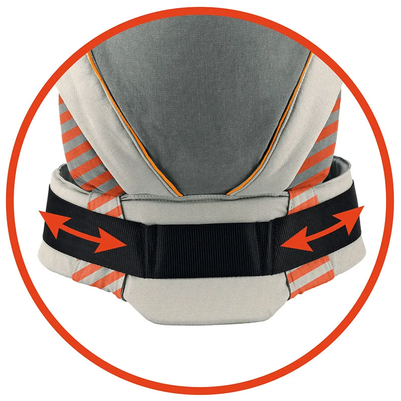 Porte bébé XT Cotton Grey/White - 0m+-9