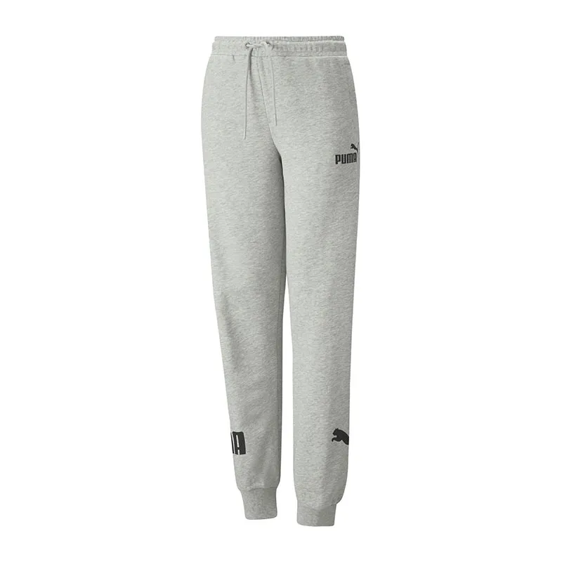 Jogging Garçon Power Puma - Gris clair-0