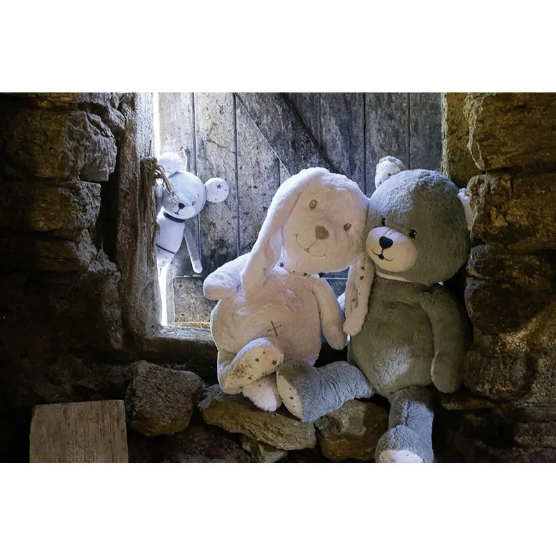 Grande peluche Lapin Martin et ses copains - 60cm-5