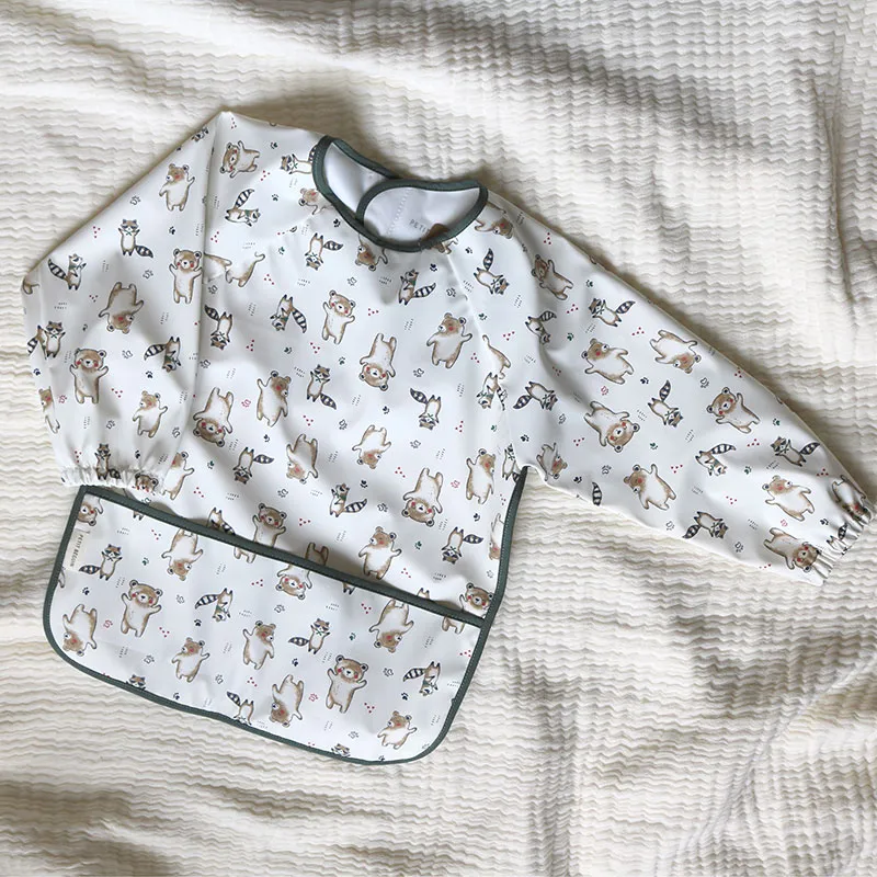 Bavoir à manches layette Meilleur Copain - Multicolore-0