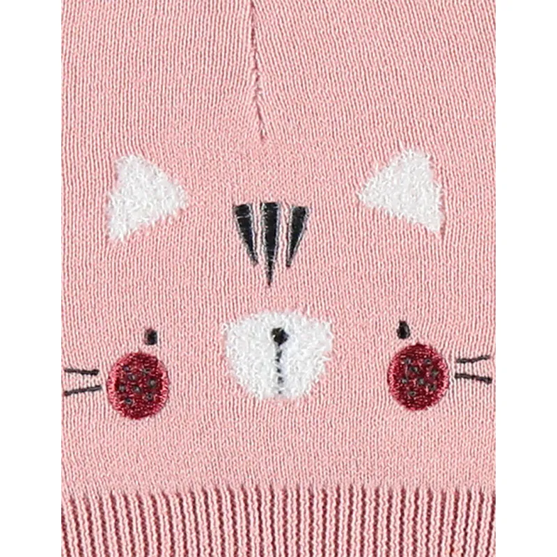 Bonnet Chat BIO - Rose-2