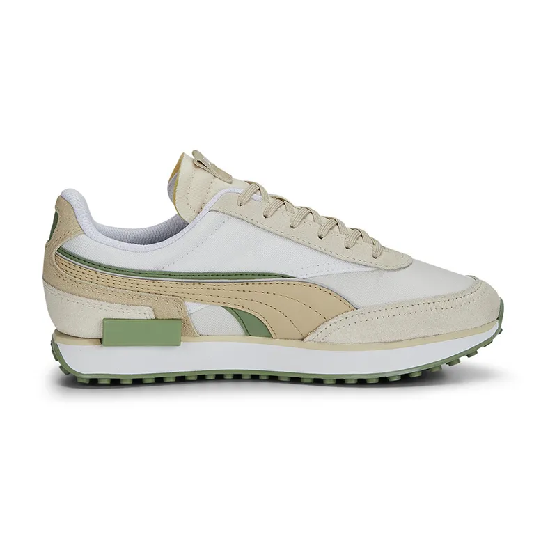 Baskets Homme Future Rider Double - Blanc/Beige/Vert - PUMA-3