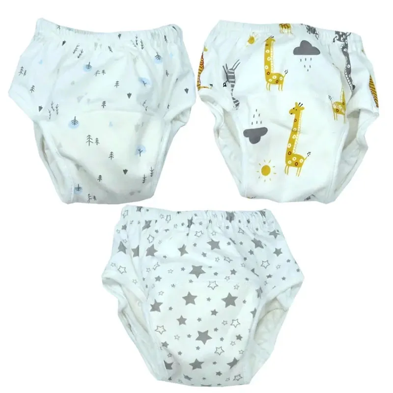 9 Culottes d'apprentissage Bambou Coloris Aléatoire - Modèle Fille-1
