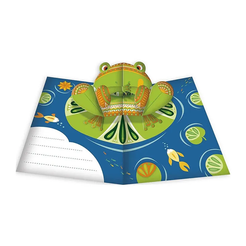4 Cartes pop-up Animaux à créer - 6+-2