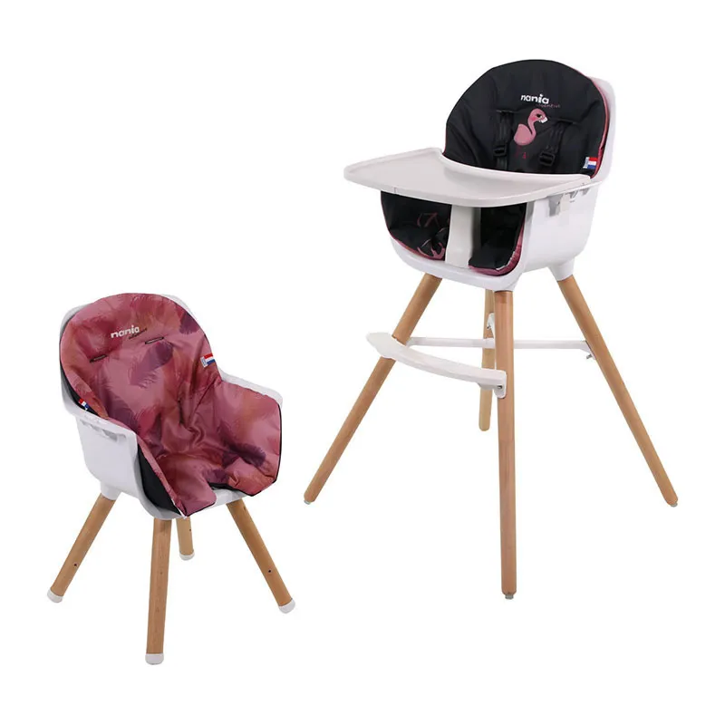 Chaise Haute Paulette Flamingo - 6m+-0
