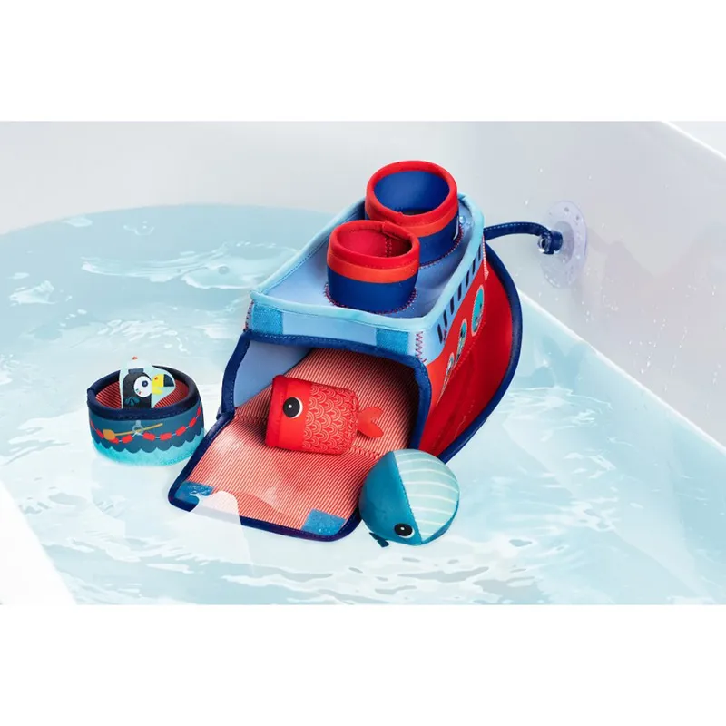 Jeu de bain Le Navire de Marius le Rhinocéros - 18m+-2