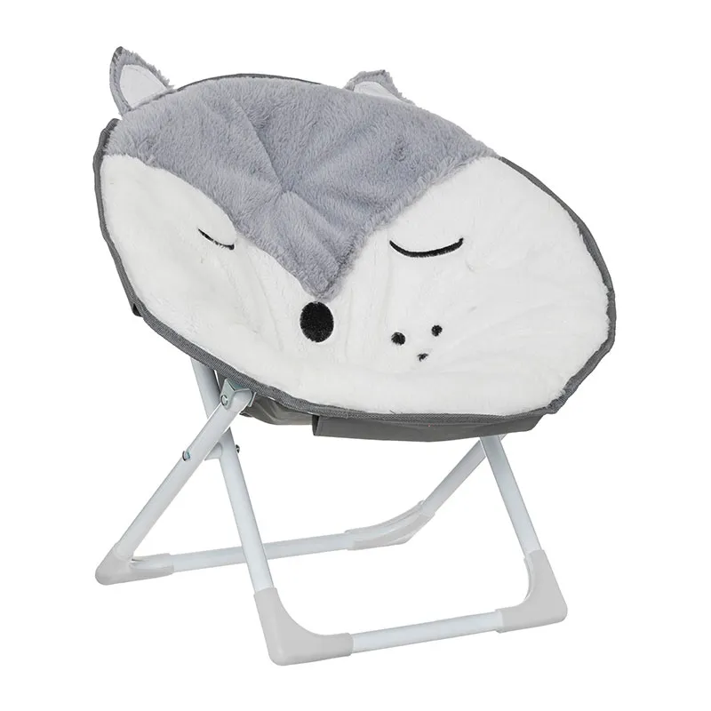 Fauteuil pliant Renard Gris - 40,5x23,5x51cm-0