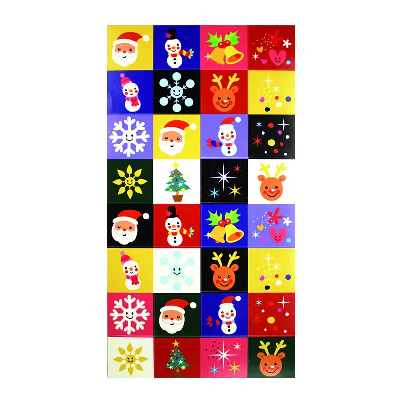 Gommettes Noël Rondes/Colorées - 420pcs-2