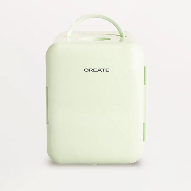 Mini-frigo à cosmétiques 4L  chaud/froid - Vert-0