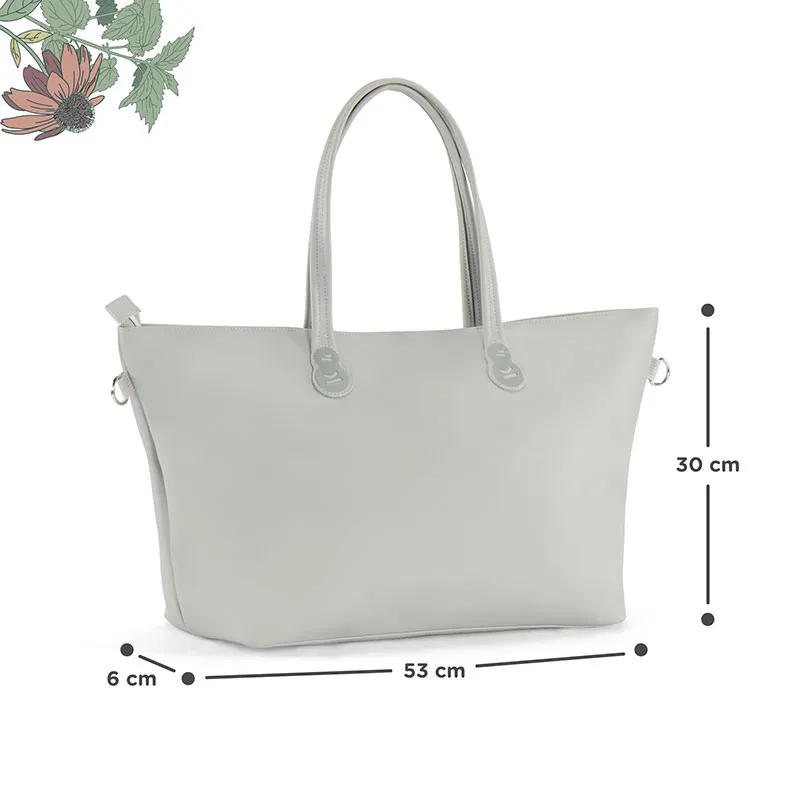 Sac pour poussette Treasurebag - Gris clair-10