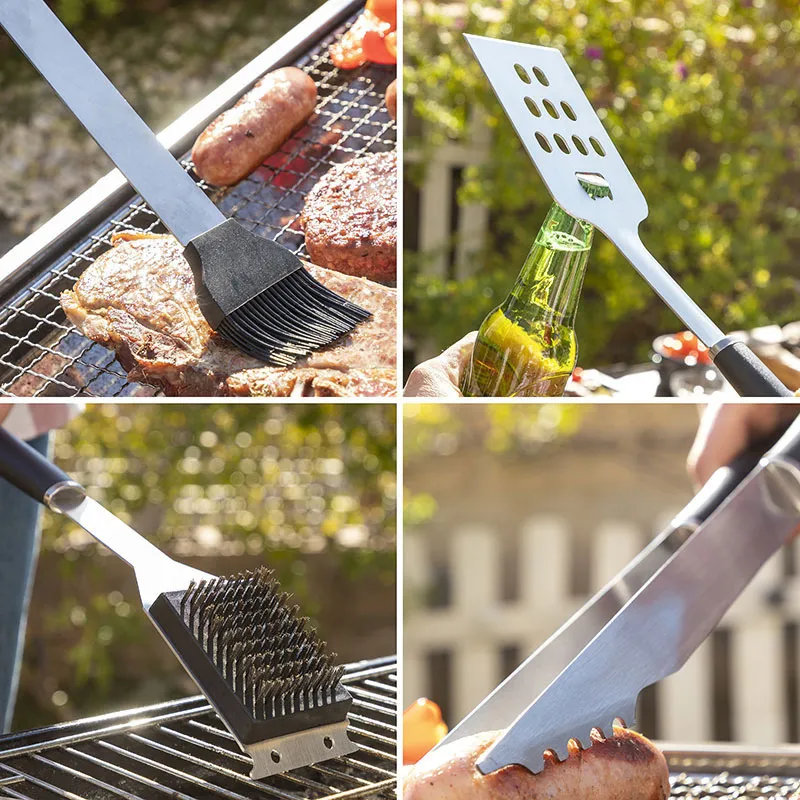 Kit d'ustensiles Barbecue + Malette 12pcs - 43x20,2x5cm-8