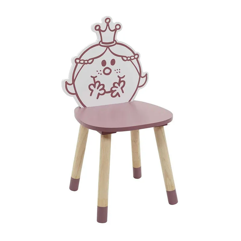 Chaise Madame Princesse Rose - 57,5x28x28cm-0