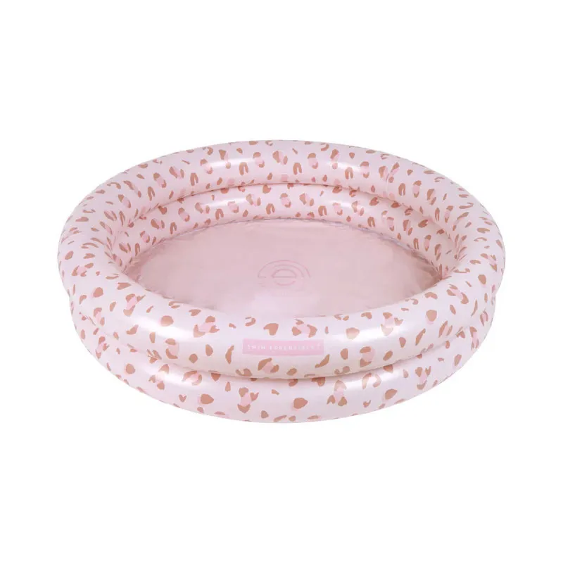 Piscine gonflable Bébé Léopard Vieux Rose Ø100cm - 1+-0